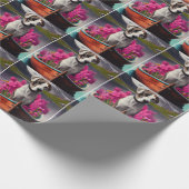 Great Dane on a Paddle: Ein Landschaftliches Abent Geschenkpapier (Ecke)