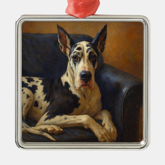 Great Dane Ornament Aus Metall (Vorne)