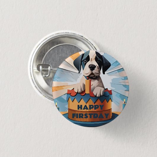 Great Dane Owner Button (Vorne & Hinten)