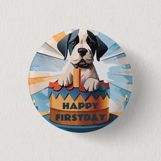 Great Dane Owner Button (Vorderseite)