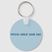 Great Dane Owner Schlüsselanhänger (Rückseite)