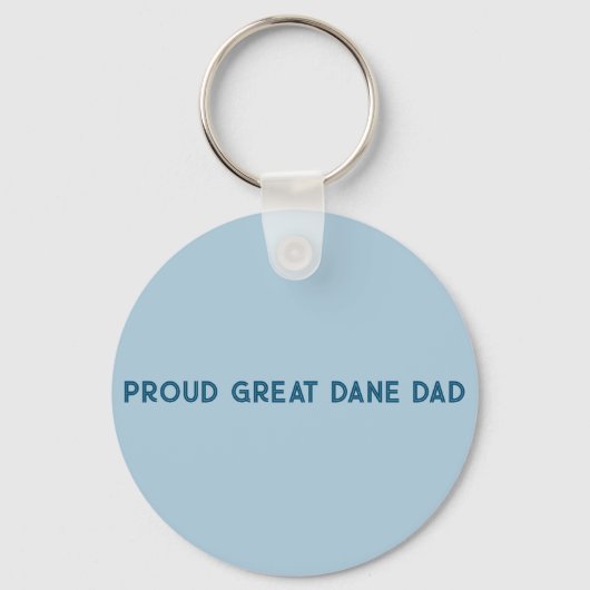 Great Dane Owner Schlüsselanhänger (Rückseite)