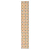 Great Dane Pattern Blau braun Großer Tischläufer (Vorderseite)