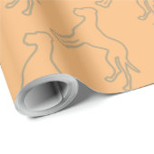 Great Dane Pattern Geschenkpapier (Rolleneckpunkt)