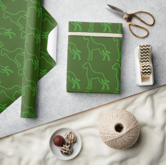 Great Dane Pattern Geschenkpapier