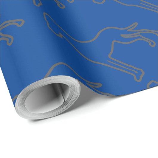 Great Dane Pattern Geschenkpapier (Rolleneckpunkt)