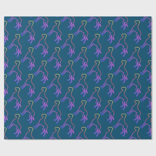 Great Dane Pattern Geschenkpapier (Flach)