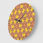Great Dane Pattern Große Wanduhr (Winkel)
