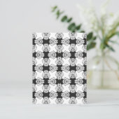 Great Dane Pattern Heads Postkarte (Stehend Vorderseite)