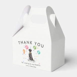 Great Dane Pawty Puppy Hund Geburtstag Vielen Dank Geschenkschachtel