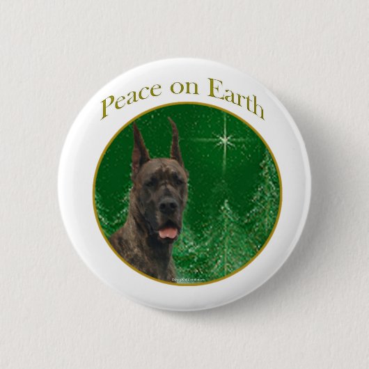 Great Dane Peace Button (Vorderseite)