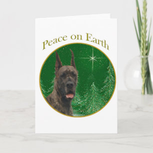 Great Dane Peace Feiertagskarte
