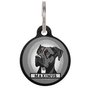 Great Dane Personalize Haustiermarke
