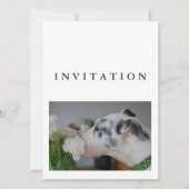 Great Dane Photo invitation  Einladung (Vorderseite)