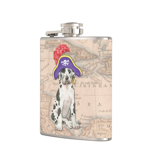 Great Dane Pirate Flachmann (Links)