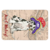 Great Dane Pirate Magnet (Horizontal)
