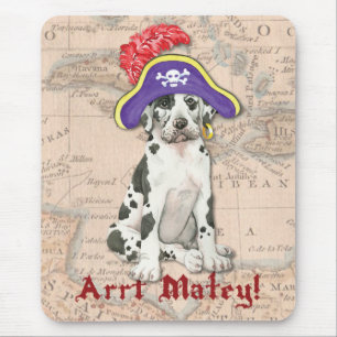 Great Dane Pirate Mousepad