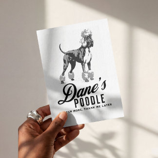 Great Dane Poodle Mischlingsrasse: Kastrieren!  Einladung