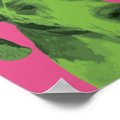 Great Dane Pop Art Poster (Ecke)