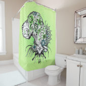 Great Dane Portrait Duschvorhang (Beispiel)