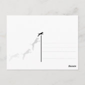 Great Dane Portrait zeichnend Postkarte (Rückseite)