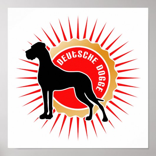 Great Dane Poster (Vorne)