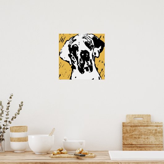Great Dane Poster (Küche)