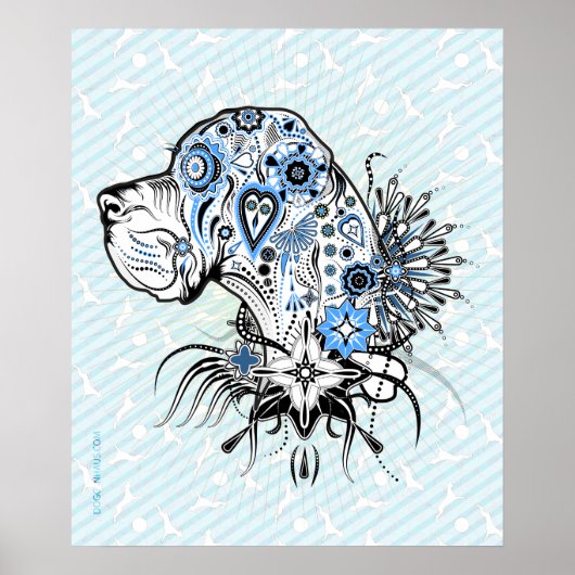 Great Dane Poster (Vorne)