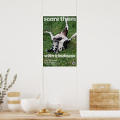 Great Dane Poster Erschrecke sie mit Freundlichkei (Küche)