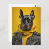 Great Dane Postkarte (Vorne/Hinten)