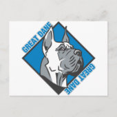 Great Dane Postkarte (Vorderseite)
