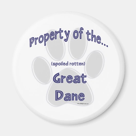 Great Dane Property - Magnet (Vorne)