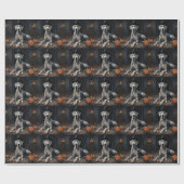 Great Dane Pumpkins Halloween Beängstigend Gedreht Geschenkpapier (Flach)