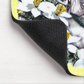 Great Dane Pup in Daffodils Harlequin Mousepad (Ecke)