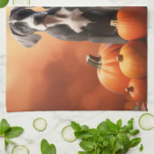 Great Dane Puppy Autumn Delight Pumpen Geschirrtuch (Gefaltet)