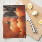 Great Dane Puppy Autumn Delight Pumpen Geschirrtuch (Viertel Falte)