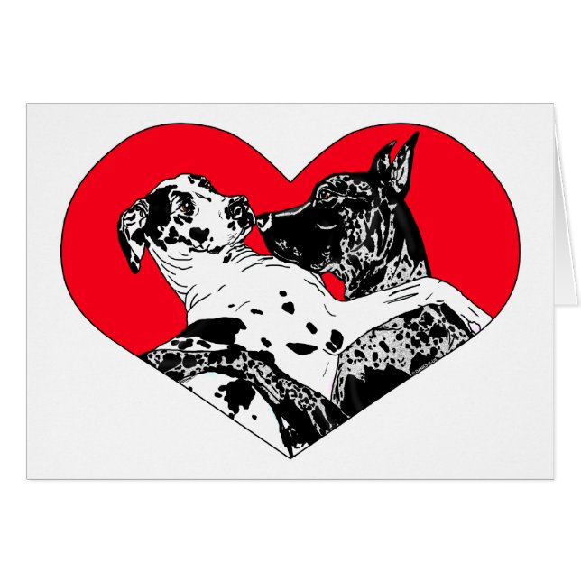 Great Dane Puppy Liebe (Vorderseite (Horizontal))