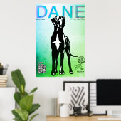 Great Dane Puppy Selling Poster (Heimbüro)