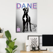 Great Dane Puppy Selling Poster (Heimbüro)