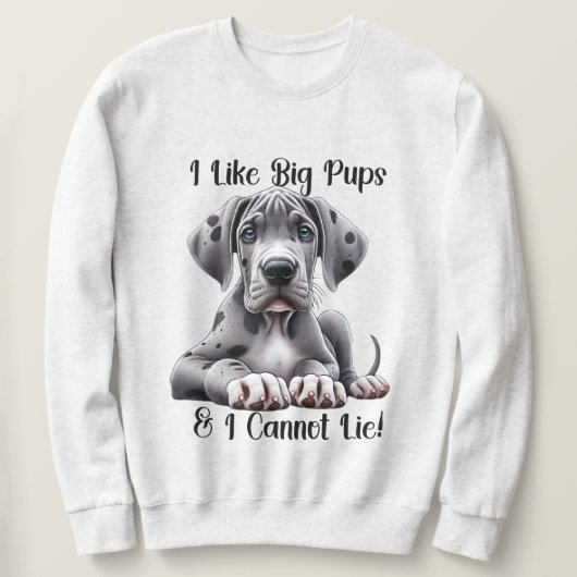 Great Dane Puppy Sweatshirt (Design vorne)