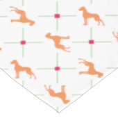 Great Dane Red Green Tischdecke (Schrägansicht)