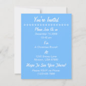 Great Dane Reindeer Christmas Black UC Einladung (Rückseite)