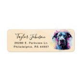 Great Dane Return Address Label (Vorne)