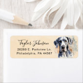 Great Dane Return Address Label (Insitu)