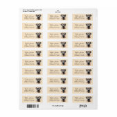 Great Dane Return Address Label (Vorne)