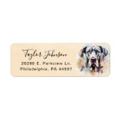 Great Dane Return Address Label (Vorne)