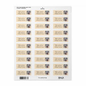 Great Dane Return Address Label (Vorne)