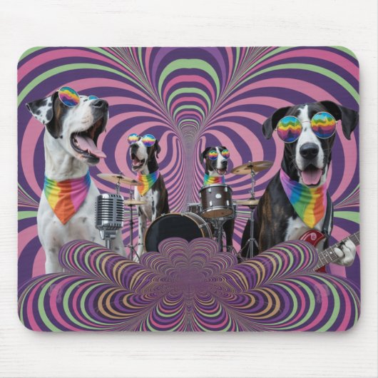 Great Dane Rockers Mousepad (Vorne)