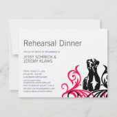 Great Dane rosa Probe Einladung (Vorderseite)