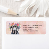 Great Dane Rücksendeadressen-Aufkleber (Insitu)